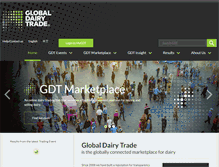 Tablet Screenshot of globaldairytrade.info